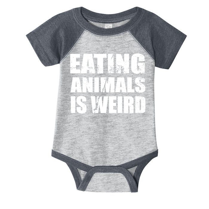 Eating Animals Is Weird Infant Baby Jersey Bodysuit