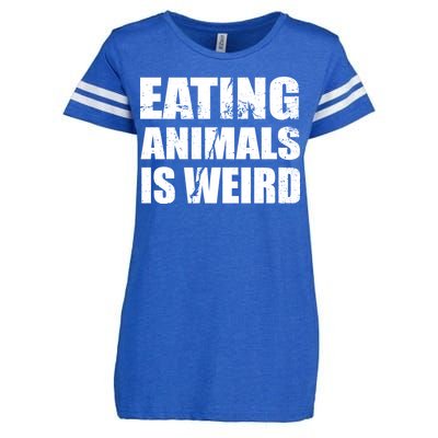 Eating Animals Is Weird Enza Ladies Jersey Football T-Shirt