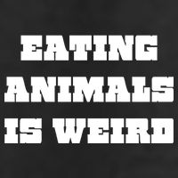 Eating Animals Is Weird Vegan Vegetarian Funny Parody Adult Drive Performance Visor