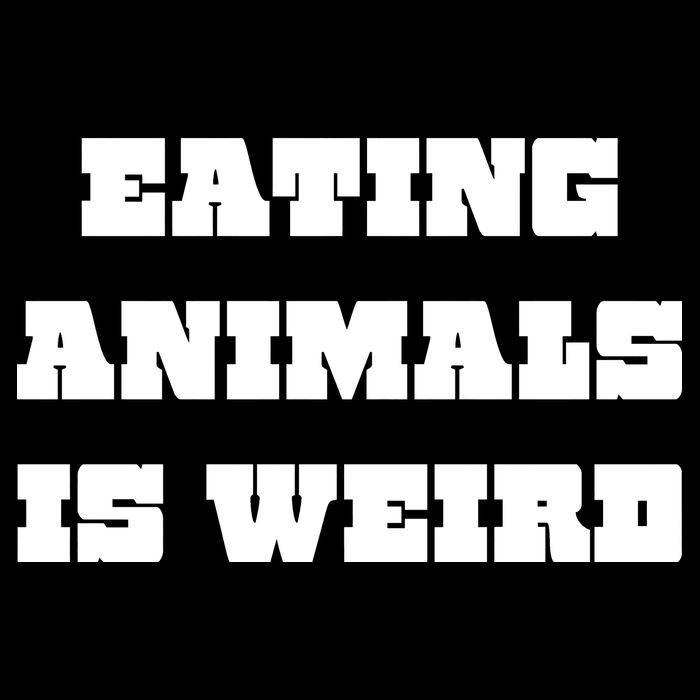 Eating Animals Is Weird Vegan Vegetarian Funny Parody Baby Bodysuit