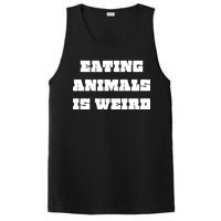 Eating Animals Is Weird Vegan Vegetarian Funny Parody PosiCharge Competitor Tank