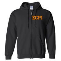 ECPI Athletic University College Alumni Style Full Zip Hoodie