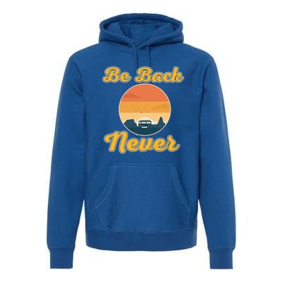 Enjoy A Vacation Sunset Scenic View Nature Family Holiday Meaningful Gift Premium Hoodie