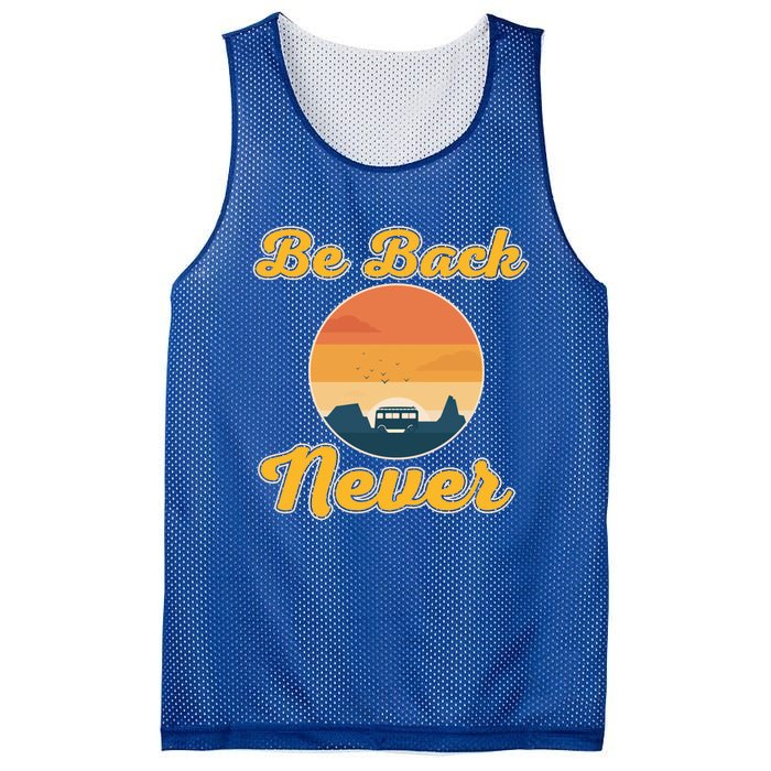 Enjoy A Vacation Sunset Scenic View Nature Family Holiday Meaningful Gift Mesh Reversible Basketball Jersey Tank