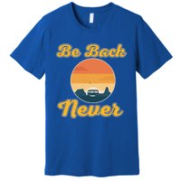 Enjoy A Vacation Sunset Scenic View Nature Family Holiday Meaningful Gift Premium T-Shirt