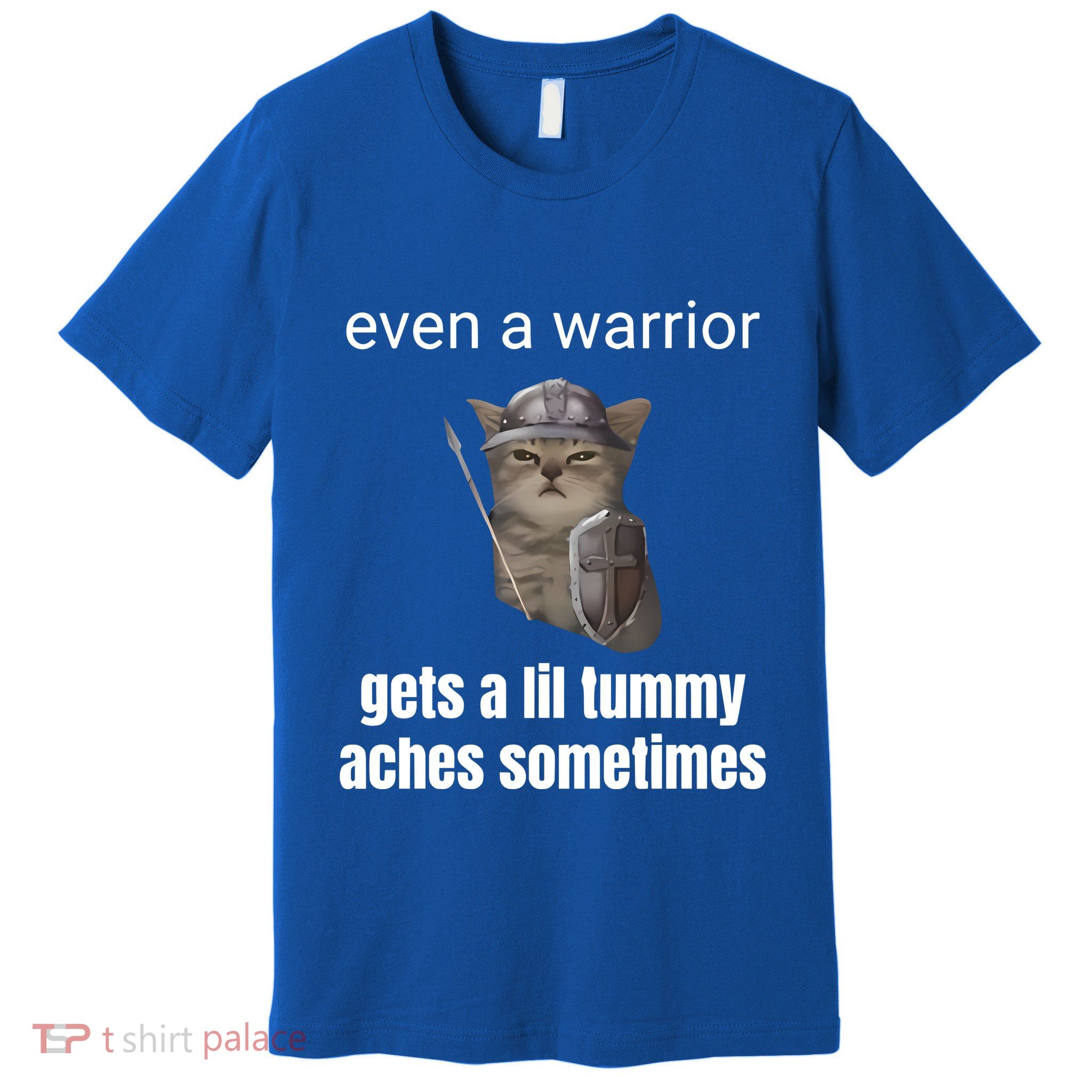 Even A Warrior Gets A Lil Tummy Aches Sometimes Premium T-Shirt
