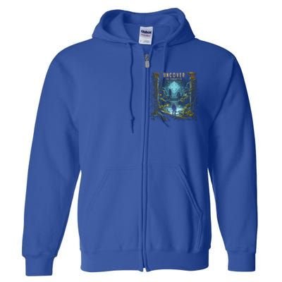 Explore Ancient With Uncover The Forgotten Archaeologist Gift Full Zip Hoodie