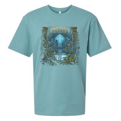 Explore Ancient With Uncover The Forgotten Archaeologist Gift Sueded Cloud Jersey T-Shirt