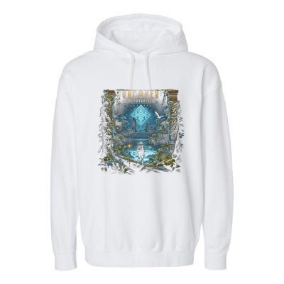 Explore Ancient With Uncover The Forgotten Archaeologist Gift Garment-Dyed Fleece Hoodie