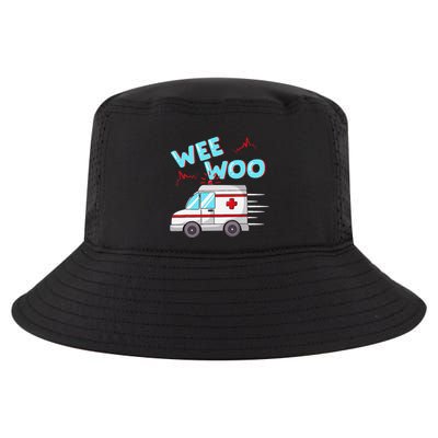 Ems Ambulance Wee Woo Paramedic Emt Gift Boo Boo Bus Cool Comfort Performance Bucket Hat
