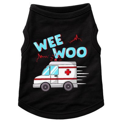 Ems Ambulance Wee Woo Paramedic Emt Gift Boo Boo Bus Doggie Tank