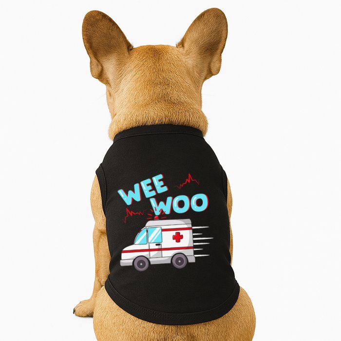 Ems Ambulance Wee Woo Paramedic Emt Gift Boo Boo Bus Doggie Tank