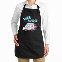 Ems Ambulance Wee Woo Paramedic Emt Gift Boo Boo Bus Apron
