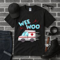 Ems Ambulance Wee Woo Paramedic Emt Gift Boo Boo Bus Tall T-Shirt