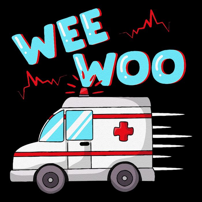 Ems Ambulance Wee Woo Paramedic Emt Gift Boo Boo Bus Tall T-Shirt