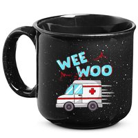 Ems Ambulance Wee Woo Paramedic Emt Gift Boo Boo Bus 15oz Campfire Ceramic Mug