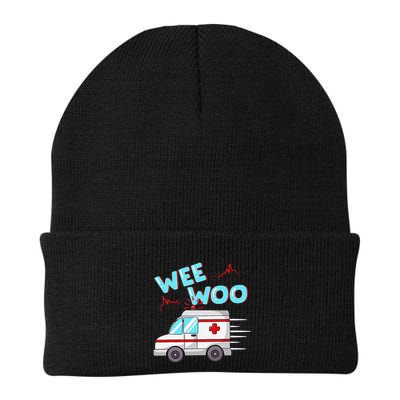 Ems Ambulance Wee Woo Paramedic Emt Gift Boo Boo Bus Beanie