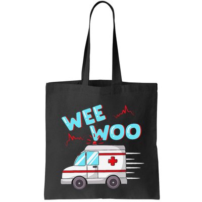 Ems Ambulance Wee Woo Paramedic Emt Gift Boo Boo Bus Bag