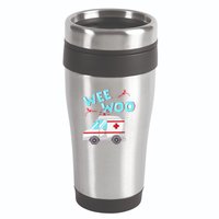 Ems Ambulance Wee Woo Paramedic Emt Gift Boo Boo Bus 16oz Travel Tumbler