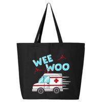 Ems Ambulance Wee Woo Paramedic Emt Gift Boo Boo Bus 25L Jumbo Tote