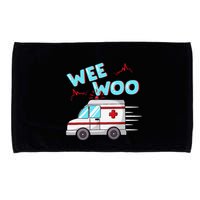 Ems Ambulance Wee Woo Paramedic Emt Gift Boo Boo Bus Microfiber Hand Towel