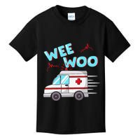 Ems Ambulance Wee Woo Paramedic Emt Gift Boo Boo Bus Kids T-Shirt