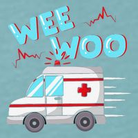 Ems Ambulance Wee Woo Paramedic Emt Gift Boo Boo Bus Sueded Cloud Jersey T-Shirt