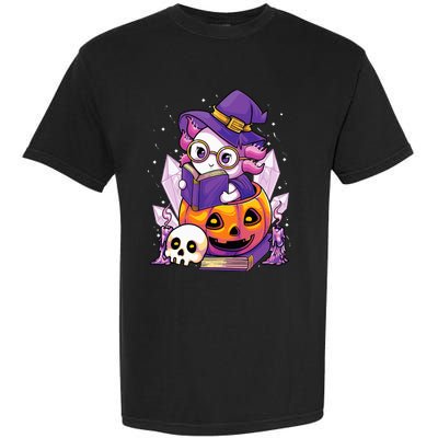 Enchanting Axolotl Witchcraft Halloween Pastel Goth Garment-Dyed Heavyweight T-Shirt