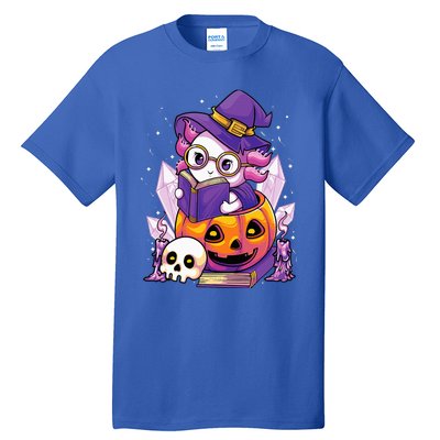 Enchanting Axolotl Witchcraft Halloween Pastel Goth Tall T-Shirt