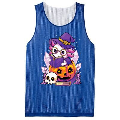 Enchanting Axolotl Witchcraft Halloween Pastel Goth Mesh Reversible Basketball Jersey Tank