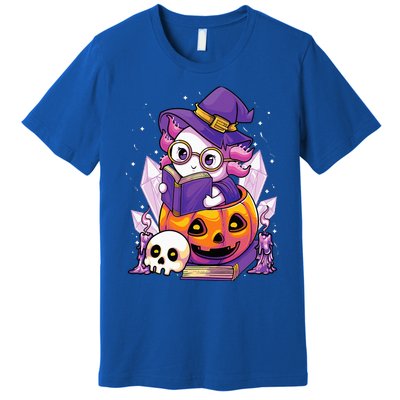 Enchanting Axolotl Witchcraft Halloween Pastel Goth Premium T-Shirt