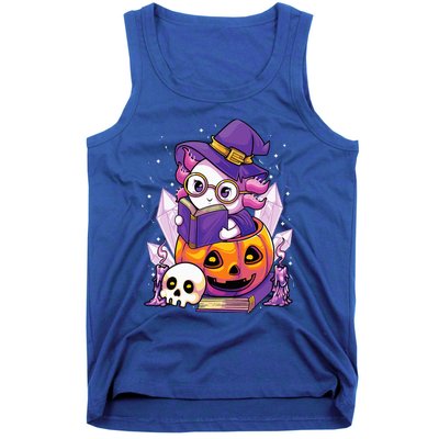 Enchanting Axolotl Witchcraft Halloween Pastel Goth Tank Top