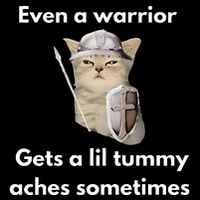 Even A Warrior Gets A Lil Tummy Aches Sometimes Mesh Reversible Basketball Jersey Tank