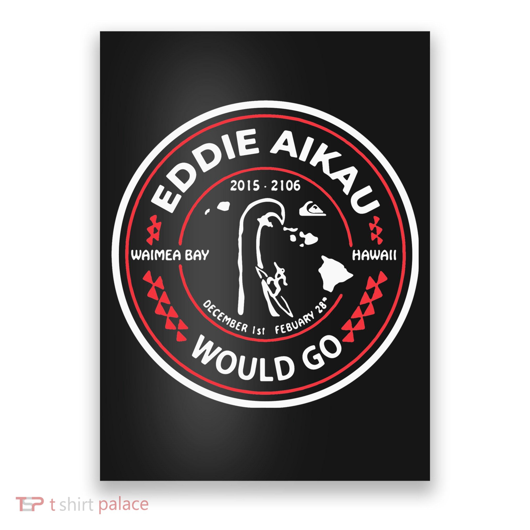 Eddie Aikau Would Go Poster