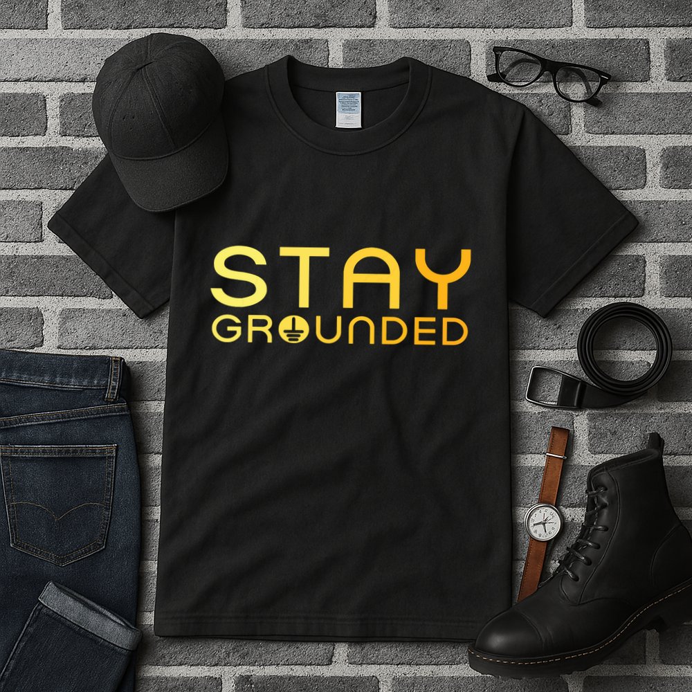 Electrician Art Women Electrical Engineer Stay Grounded Tall T-Shirt