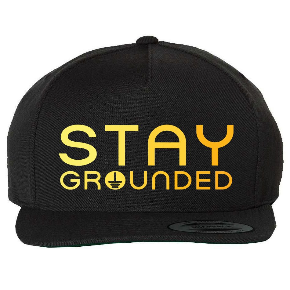 Electrician Art Women Electrical Engineer Stay Grounded Wool Snapback Cap