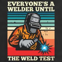 Everyone's A Welder Until The Weld Test Distressed 15oz Campfire Ceramic Mug