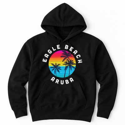 Eagle Beach Aruba Vacation Souvenir Sunset Beach Hoodie