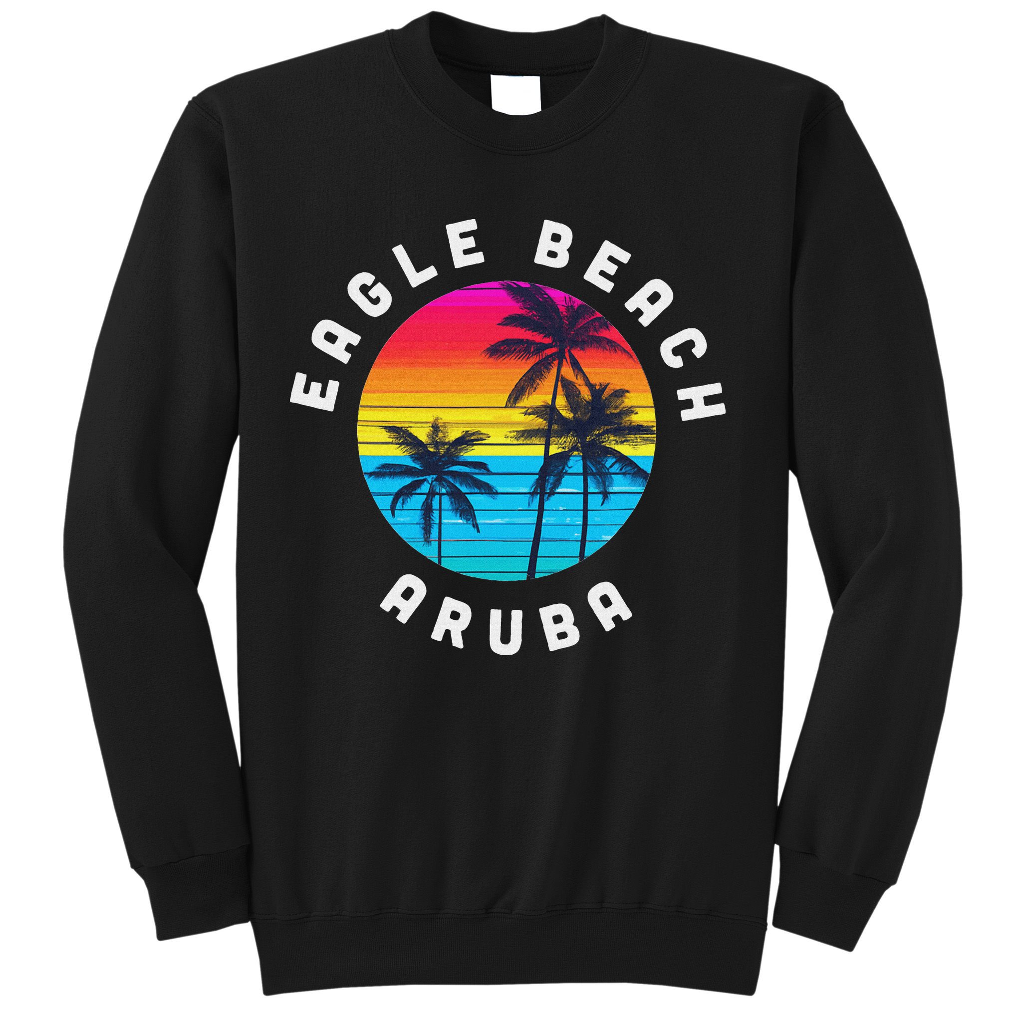Eagle Beach Aruba Vacation Souvenir Sunset Beach Sweatshirt