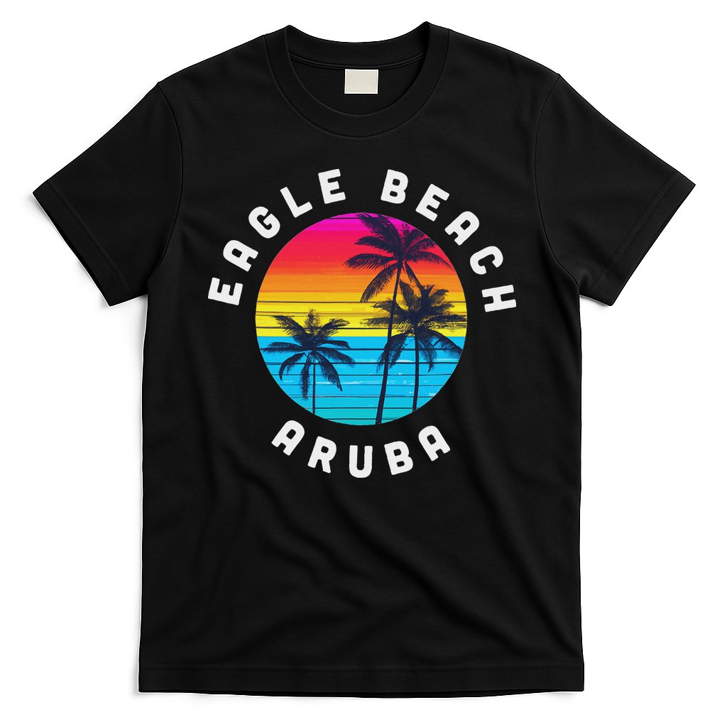 Eagle Beach Aruba Vacation Souvenir Sunset Beach T-Shirt