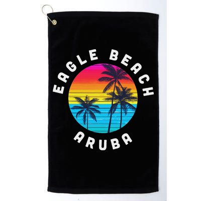 Eagle Beach Aruba Vacation Souvenir Sunset Beach Golf Towel