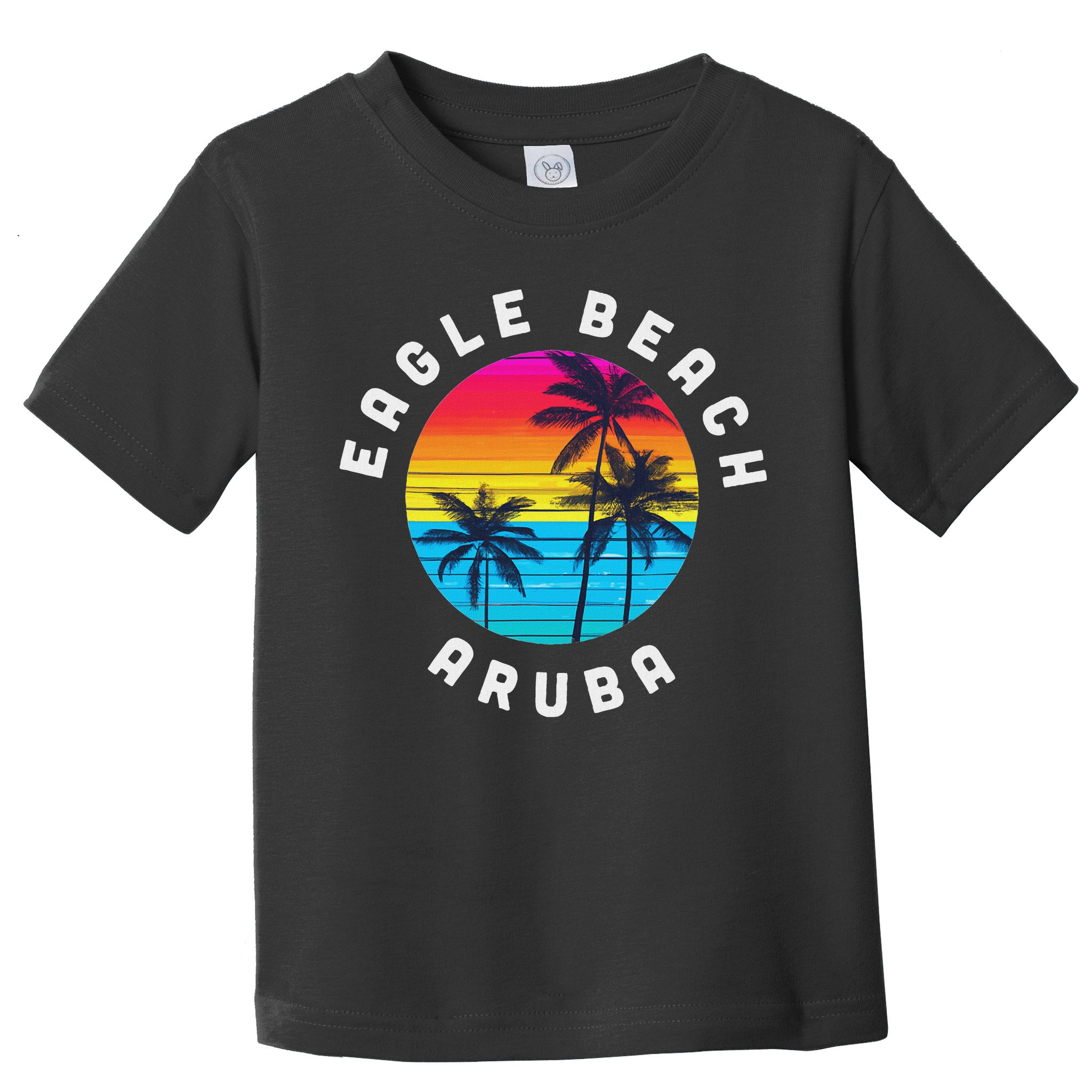 Eagle Beach Aruba Vacation Souvenir Sunset Beach Toddler T-Shirt