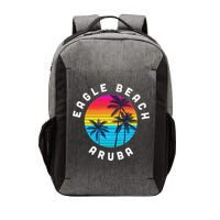 Eagle Beach Aruba Vacation Souvenir Sunset Beach Vector Backpack
