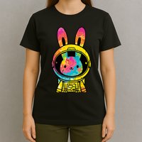 Easter Bunny Astronaut Space Rabbit T-Shirt