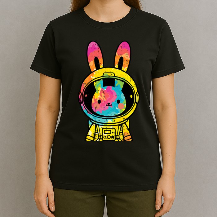 Easter Bunny Astronaut Space Rabbit T-Shirt