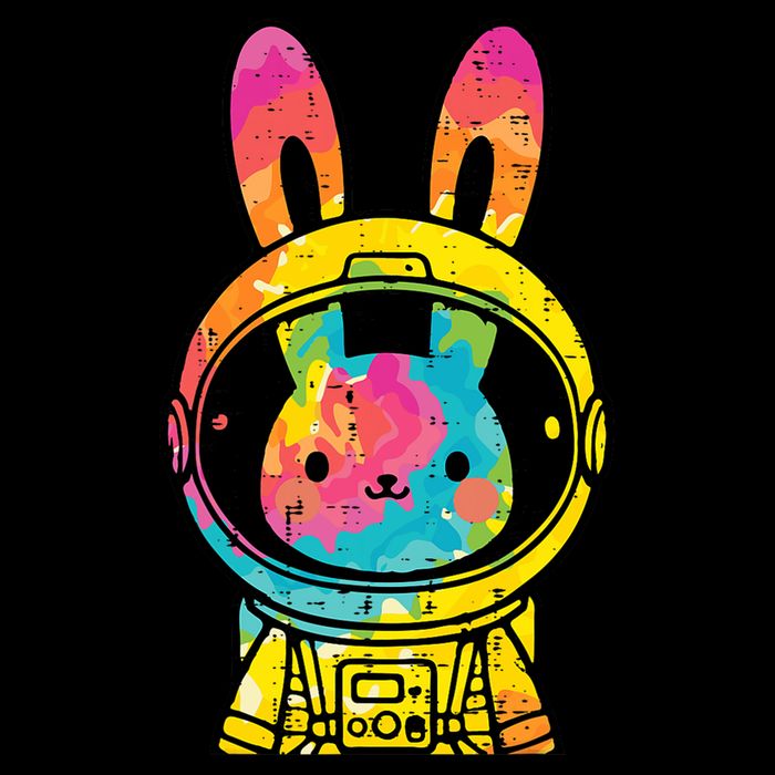 Easter Bunny Astronaut Space Rabbit T-Shirt