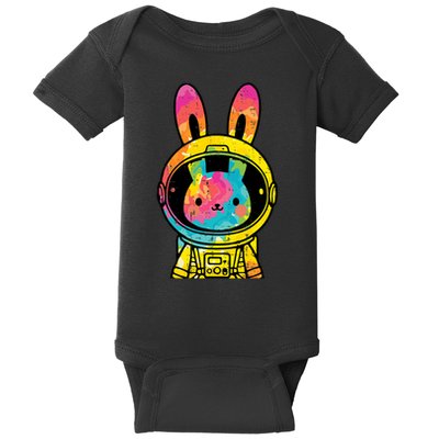 Easter Bunny Astronaut Space Rabbit Baby Bodysuit
