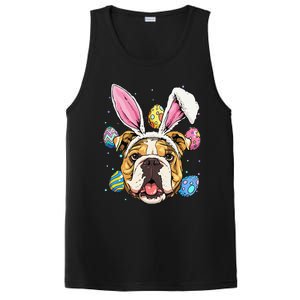 Easter Bunny American Bulldog Dog Women PosiCharge Competitor Tank