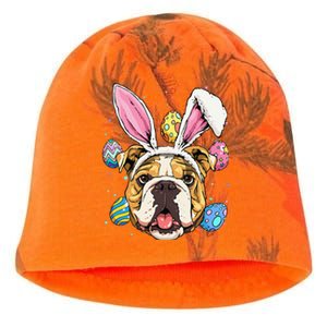 Easter Bunny American Bulldog Dog Women Kati - Camo Knit Beanie