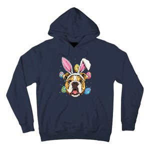 Easter Bunny American Bulldog Dog Women Tall Hoodie